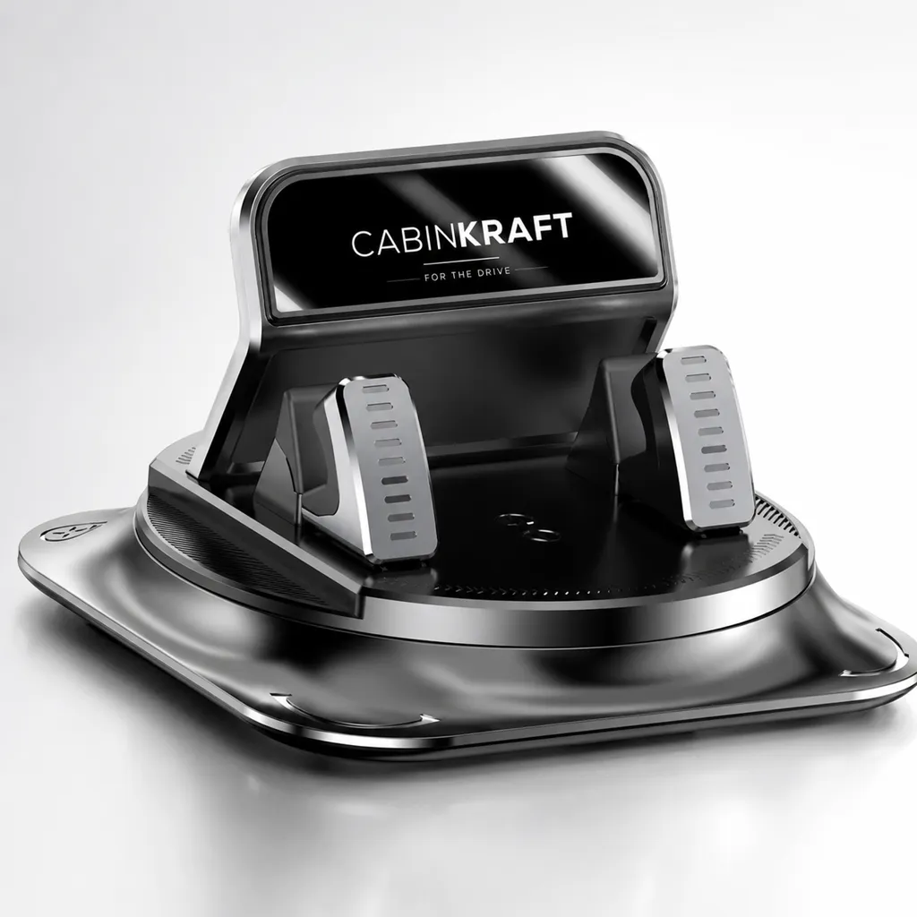 CabinKraft Dashboard Suction Cup Phone Mount, 360° Adjustable