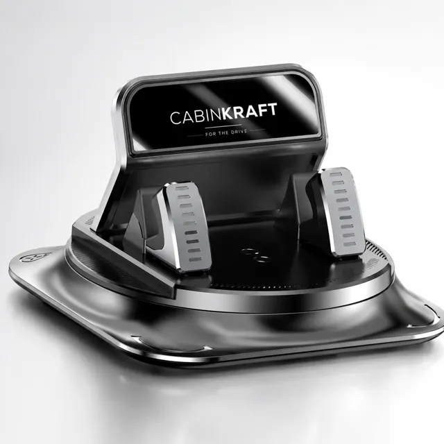 CabinKraft Dashboard Suction Cup Phone Mount, 360° Adjustable