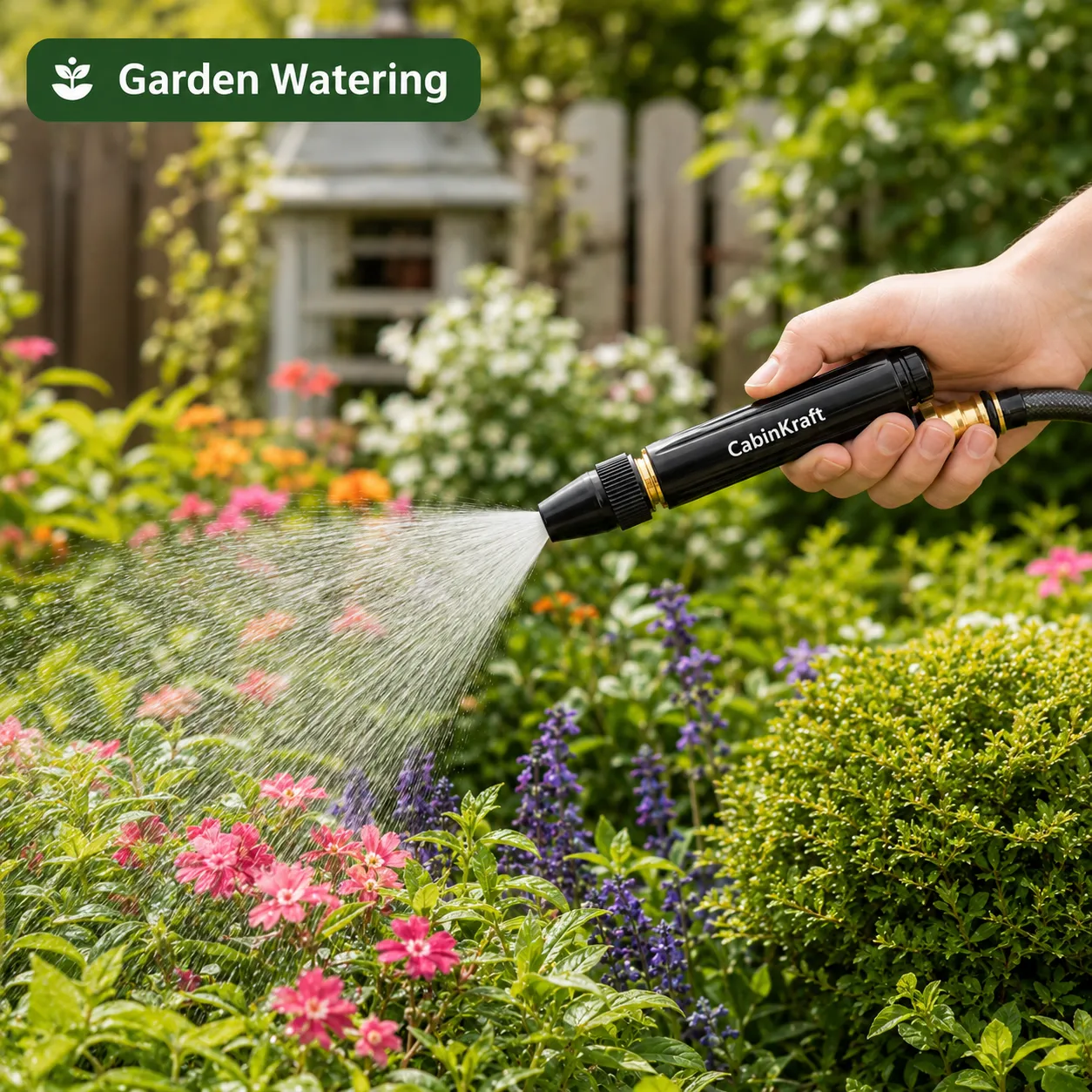 Multi-Pattern Garden Hose Spray Nozzle for Car Washing